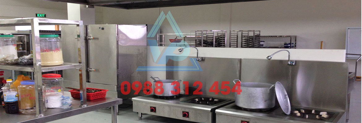 Tủ hấp cơm inox 80kg được gia công sản xuất hoàn toàn từ inox 304